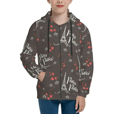 Hoodies for Women Eiffel Towers heart Long Sleeve Sweatshirt Drawstring Zip Up Hoodie with Pockets Teen Girl Clothes
Hoodies for Women Eiffel Towers heart Long Sleeve Sweatshirt Drawstring Zip Up Hoodie with Pockets Teen Girl Clothes