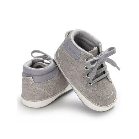 Pudcoco Toddler Shoes Casual Strap Cotton Soft Bottom Crib Shoes Boots