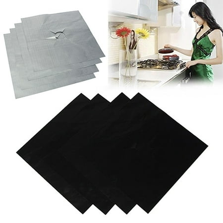 Caihezhi 4Pcs Removable Easy Clean Square Foil Gas Hob Protector Liner Stove Protection Mat
Caihezhi 4Pcs Removable Easy Clean Square Foil Gas Hob Protector Liner Stove Protection Mat