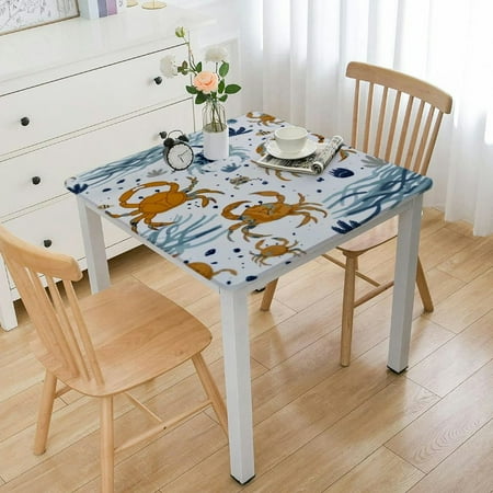 Walking Crab Square Tablecloth Washable Table Cloth Square Table 60 x60 Dining Table Cover Decoration Tablecloths Holiday Table Clothes Indoor Outdoor Table Covers for Kitchen Parties Picnic 
Walking Crab Square Tablecloth Washable Table Cloth Square Table 60 x60 Dining Table Cover Decoration Tablecloths Holiday Table Clothes Indoor Outdoor Table Covers for Kitchen Parties Picnic