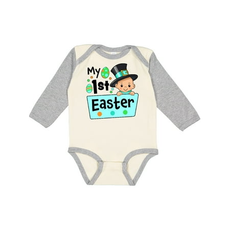 Inktastic My First Easter- baby in top hat Gift Baby Boy or Baby Girl Long Sleeve Bodysuit
Inktastic My First Easter- baby in top hat Gift Baby Boy or Baby Girl Long Sleeve Bodysuit