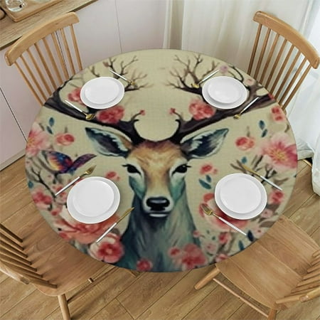 BCIIG Flowers Birds Round Table Cover Stain Resistant Washable Indoor Outdoor Tablecloth Kitchen Dining Wedding Parties 100% Polyester Fiber 54 -58
BCIIG Flowers Birds Round Table Cover Stain Resistant Washable Indoor Outdoor Tablecloth Kitchen Dining Wedding Parties 100% Polyester Fiber 54 -58