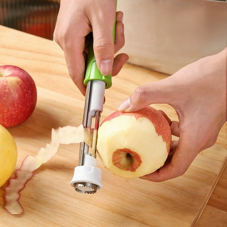 Foqnuq Core Peeler Fruit and Vegetable Peeler Stainless Steel Kitchen Tool - 2-in-1 Apple Corer and Peeler with Ergonomic Handle
Foqnuq Core Peeler Fruit and Vegetable Peeler Stainless Steel Kitchen Tool - 2-in-1 Apple Corer and Peeler with Ergonomic Handle