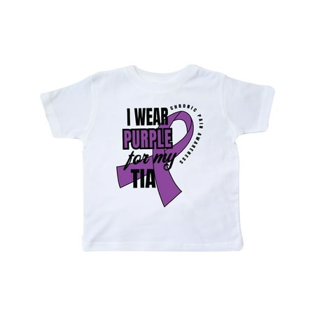 Inktastic Chronic Pain I Wear Purple For My Tia Gift Toddler Boy or Toddler Girl T-Shirt
Inktastic Chronic Pain I Wear Purple For My Tia Gift Toddler Boy or Toddler Girl T-Shirt