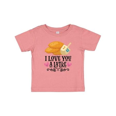 Inktastic Hanukkah Cute Latke Dreidel Gift Baby Girl T-Shirt