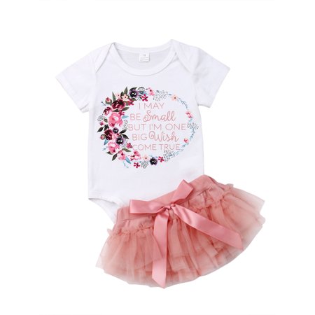 Easisim Newborn Baby Girls Short Sleeve Letter Romper Jumpsuit + Ruffle Tutu Skirt Party Outfits 2Pcs Clothes Set
Easisim Newborn Baby Girls Short Sleeve Letter Romper Jumpsuit + Ruffle Tutu Skirt Party Outfits 2Pcs Clothes Set