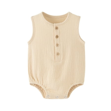 Jamicy Baby Bodysuits Clearance 3-24 Months Jumpsuit Summer Gauze Thin Sleeveless Newborn Clothes Rompers Toddler Jumpsuit Girls
Jamicy Baby Bodysuits Clearance 3-24 Months Jumpsuit Summer Gauze Thin Sleeveless Newborn Clothes Rompers Toddler Jumpsuit Girls