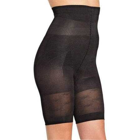 Be Wicked BW1674BK Strapless Mid-Thigh Body Shaper Black / M
