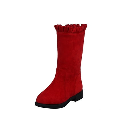 Tenmix Girls Outdoor Casual Mid Calf Boots Comfort Block Winter Shoe Girl Shopping Non-Slip Side Zipper Boots Red 11C
Tenmix Girls Outdoor Casual Mid Calf Boots Comfort Block Winter Shoe Girl Shopping Non-Slip Side Zipper Boots Red 11C