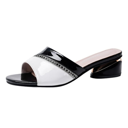 Aompmsdx Sandals For Women Ladies Heel High Heel Fish Mouth Casual Bohemian Beach Shoes Rhinestone Slippersshoes For Women
Aompmsdx Sandals For Women Ladies Heel High Heel Fish Mouth Casual Bohemian Beach Shoes Rhinestone Slippersshoes For Women
