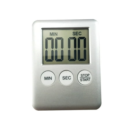 50PCS Digital Cooking Timer LCD Display Baking Countdown Alarm Button Operation Kitchen Timer Silver
50PCS Digital Cooking Timer LCD Display Baking Countdown Alarm Button Operation Kitchen Timer Silver