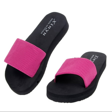TINYFULL 2017 Ultralight Home Womens Summer Slipper Mid Heel Sandal Muffin Platform Shoes
TINYFULL 2017 Ultralight Home Womens Summer Slipper Mid Heel Sandal Muffin Platform Shoes