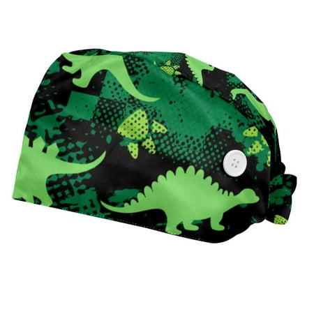 2PCS Working Cap with Buttons and Sweatband Adjustable Tie Back Hats Bouffant Caps Dinosaur Scrub Turban Hat
2PCS Working Cap with Buttons and Sweatband Adjustable Tie Back Hats Bouffant Caps Dinosaur Scrub Turban Hat