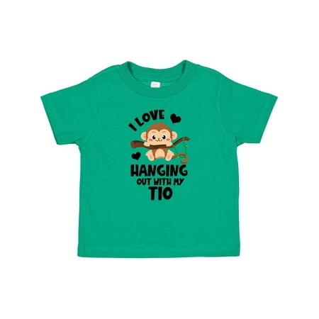 Inktastic Monkey I Love Hanging out with My Tio Gift Baby Boy or Baby Girl T-Shirt