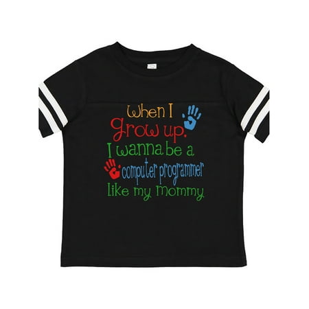 Inktastic Computer programmer Like Mommy Gift Toddler Boy or Toddler Girl T-Shirt