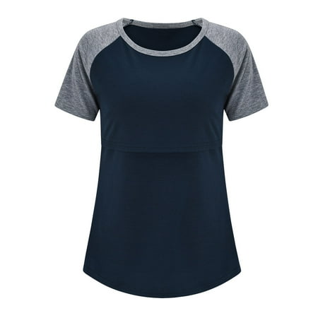 Women s Maternity Tee Shirts Loose Casual Round For Breastfeeding Neck Short Sleeve Blouse Maternity Clothes Womens Shirt Tops
Women s Maternity Tee Shirts Loose Casual Round For Breastfeeding Neck Short Sleeve Blouse Maternity Clothes Womens Shirt Tops
