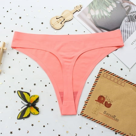 Miayilima Women s Large Low Waist Traceless One-Piece Invisible T-pants Ice Silk Underwear
Miayilima Women s Large Low Waist Traceless One-Piece Invisible T-pants Ice Silk Underwear
