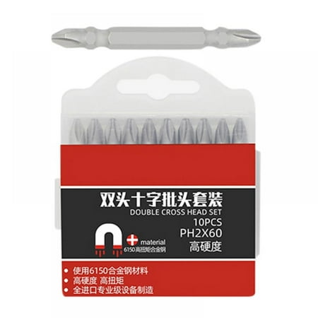 Cross Bit Set Electric Drill Double-Head Screwdriver Bit Industrial Super-Hard Strong Magnetic Bit And Magnetic Strong Bit
Cross Bit Set Electric Drill Double-Head Screwdriver Bit Industrial Super-Hard Strong Magnetic Bit And Magnetic Strong Bit