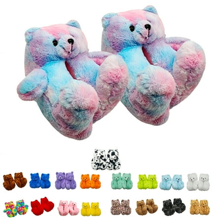 YORTOOB Women s Plush Teddy Bear Slippers Home Indoor Soft Anti-Slip Cute Winter Warm Floor Shoes Slippers Cartoon Fuzzy Animal
YORTOOB Women s Plush Teddy Bear Slippers Home Indoor Soft Anti-Slip Cute Winter Warm Floor Shoes Slippers Cartoon Fuzzy Animal