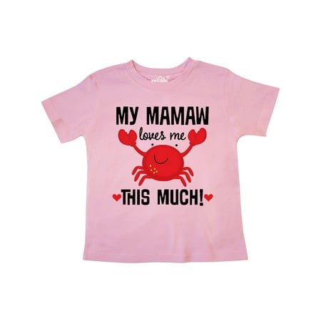 Inktastic Mamaw Loves Me Grandson Gift Gift Toddler Boy or Toddler Girl T-Shirt