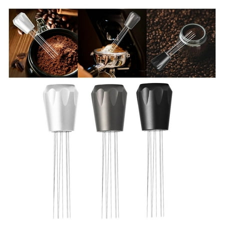 coffee distributor Stainless Steel Coffee Tamper Distributor Tool Coffee Stirrer Stirring Tool Coffee Leveler Accessories Silver
coffee distributor Stainless Steel Coffee Tamper Distributor Tool Coffee Stirrer Stirring Tool Coffee Leveler Accessories Silver