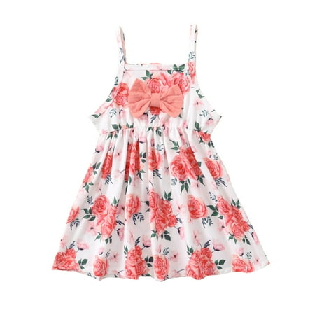 KIMI BEAR Toddler Girls Dress 3T Toddler Girls Spring Summer Dress 4T Toddler Girls Cute Bowknot Rose Prints High-Waist Ruffles Braces Dress White
KIMI BEAR Toddler Girls Dress 3T Toddler Girls Spring Summer Dress 4T Toddler Girls Cute Bowknot Rose Prints High-Waist Ruffles Braces Dress White