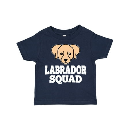 Inktastic Dog Golden Labrador Squad Gift Toddler Boy or Toddler Girl T-Shirt