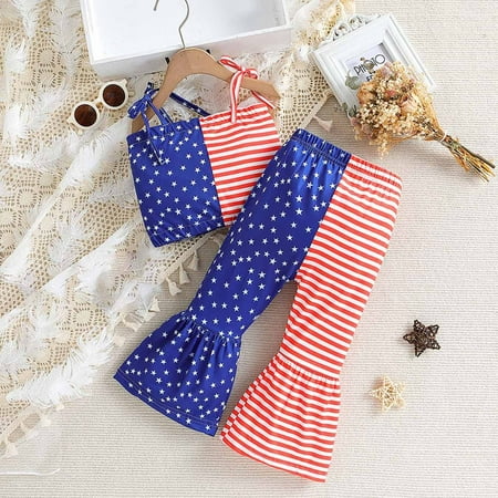 Simplmasygenix Children s Day Kids Bodysuit Clearance Summer Casual Girls Independence Day Set Striped Top Pants Two Piece Set
Simplmasygenix Children s Day Kids Bodysuit Clearance Summer Casual Girls Independence Day Set Striped Top Pants Two Piece Set