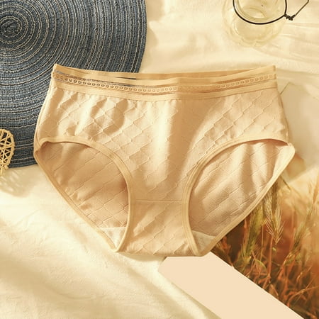 kpoplk Womens Panties Sexy Women s Cotton Bikini Panties Lace Trim Underwear High-Cut Stretch Soft Breathable Seamless Ladies String Brief(Beige)
kpoplk Womens Panties Sexy Women s Cotton Bikini Panties Lace Trim Underwear High-Cut Stretch Soft Breathable Seamless Ladies String Brief(Beige)