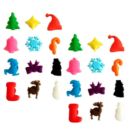 Homemaxs 24pcs Multicolor Suction Cup Glasses Marker Silicone Label Christmas Party Dedicated Glass Cup Recognizer Tools (Mixed Color)
Homemaxs 24pcs Multicolor Suction Cup Glasses Marker Silicone Label Christmas Party Dedicated Glass Cup Recognizer Tools (Mixed Color)