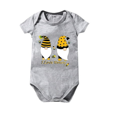 Rovga Baby Girl Bodysuits And Bee Festival And Bee Cartoon Print I Love Honey Print Honey Short Sleeved Crawl Clothes 0 To 24 Months
Rovga Baby Girl Bodysuits And Bee Festival And Bee Cartoon Print I Love Honey Print Honey Short Sleeved Crawl Clothes 0 To 24 Months
