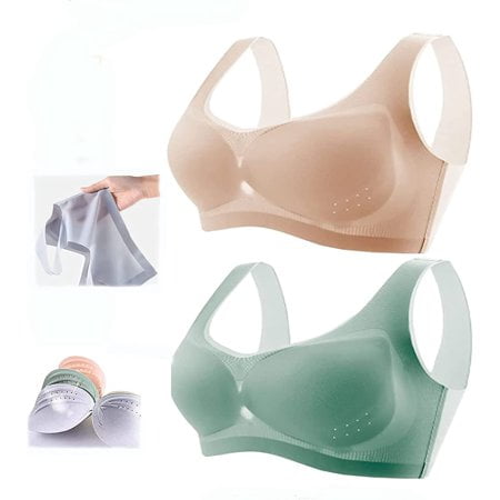Esissenils Ultra-Thin Ice Silk Seamless Bra Ultra Thin Plus Size Butterfly Beauty Back Bra with Removable Pads
Esissenils Ultra-Thin Ice Silk Seamless Bra Ultra Thin Plus Size Butterfly Beauty Back Bra with Removable Pads