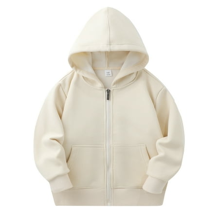 Usaibhir Toddler Kids Casual Fashion Hooded Solid Color Round Neck Full Zip-Up Boys and Girls Tunic Tops 2-8T
Usaibhir Toddler Kids Casual Fashion Hooded Solid Color Round Neck Full Zip-Up Boys and Girls Tunic Tops 2-8T
