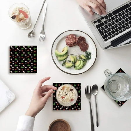 FMSHPON Merry Christmas Set of 8 Coaster for Drinks Absorbent Ceramic Stone Coasters Cup Mat with Cork Base for Home Kitchen Room Coffee Table Bar Decor
FMSHPON Merry Christmas Set of 8 Coaster for Drinks Absorbent Ceramic Stone Coasters Cup Mat with Cork Base for Home Kitchen Room Coffee Table Bar Decor