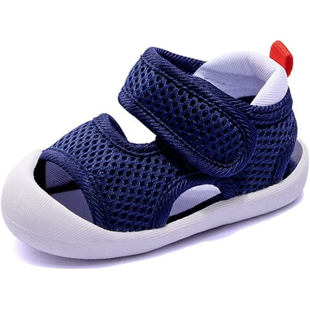 QWZNDZGR Boys Girls Athletic Sports Sandals Open-Toe Breathable Rubber Sole Beach Water Shoes for Toddler
QWZNDZGR Boys Girls Athletic Sports Sandals Open-Toe Breathable Rubber Sole Beach Water Shoes for Toddler