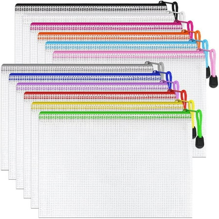 Zipper Bags A3 12PCS Project Bags Mesh Zipper Pouch for School Office Supplies Travel Accessories and GamesStorage
Zipper Bags A3 12PCS Project Bags Mesh Zipper Pouch for School Office Supplies Travel Accessories and GamesStorage