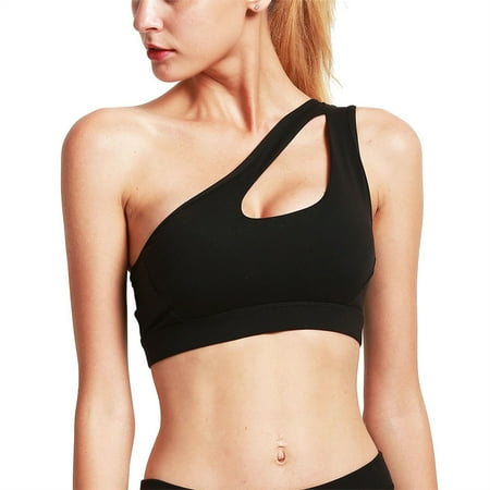 Dicasser Sports Bra for Women Sexy One Shoulder Sports Bra Removable Padded Yoga Top Wirefree Sexy Medium Support Sports Gym Exercise Fitness Yoga Walking jogging Running Boxing Bowling M 1PC
Dicasser Sports Bra for Women Sexy One Shoulder Sports Bra Removable Padded Yoga Top Wirefree Sexy Medium Support Sports Gym Exercise Fitness Yoga Walking jogging Running Boxing Bowling M 1PC