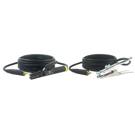 500 Amp Welding Leads Assembly Set - LC40 Connector - 2/0 AWG cable (15 FEET EACH LEAD) 
500 Amp Welding Leads Assembly Set - LC40 Connector - 2/0 AWG cable (15 FEET EACH LEAD)