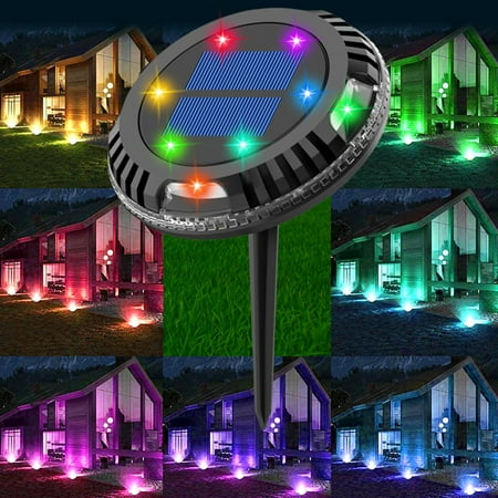 MyBeauty Waterproof Solar Power LED Under Ground Lamp for Courtyards