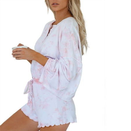 Women Female Ladies Home Wear Soft Long Sleeve Top Shorts Leopard Print Pajamas Set Sleepwear Nightwear 2PCS Outfit
Women Female Ladies Home Wear Soft Long Sleeve Top Shorts Leopard Print Pajamas Set Sleepwear Nightwear 2PCS Outfit