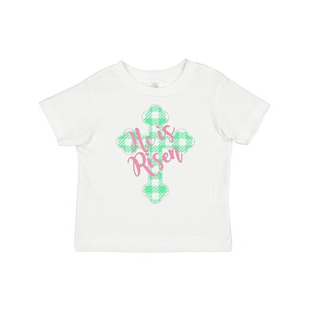 Inktastic He is Risen Green Plaid Cross Gift Toddler Boy or Toddler Girl T-Shirt
Inktastic He is Risen Green Plaid Cross Gift Toddler Boy or Toddler Girl T-Shirt