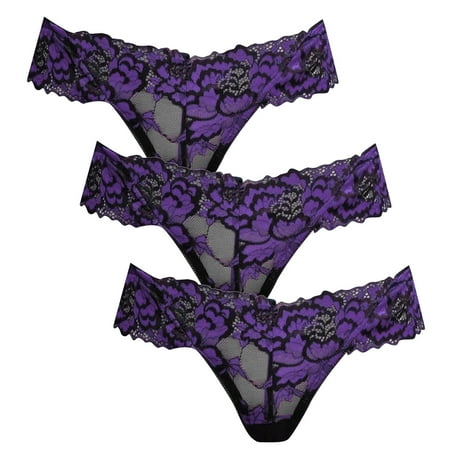 Sehao Thongs For Women 3Pc Hipster Panties Low Waisted Full Coverage Panties Night Underwear Purple M
Sehao Thongs For Women 3Pc Hipster Panties Low Waisted Full Coverage Panties Night Underwear Purple M