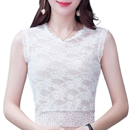 SIEYIO Women Plum Flower Lace Detachable Collar Sleeveless Round Neck Half Shirt Dickey
SIEYIO Women Plum Flower Lace Detachable Collar Sleeveless Round Neck Half Shirt Dickey