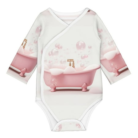 Matuu Cute Bathtub for Baby Long-Sleeve Bodysuit Soft Cotton Comfortable and Breathable Perfect for Newborns and Infants
Matuu Cute Bathtub for Baby Long-Sleeve Bodysuit Soft Cotton Comfortable and Breathable Perfect for Newborns and Infants