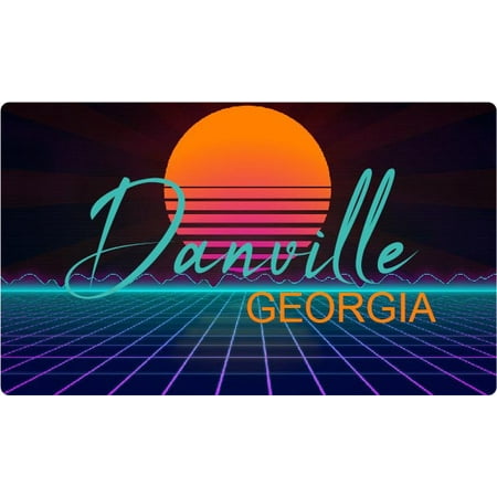 Tuscumbia Alabama 4 X 2.25-Inch Fridge Magnet Retro Neon Design