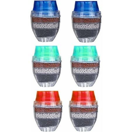 Water Filters on Faucets Mini Tap Water Filter 6Pices Round Activated Carbon Tap Water Filter 5 Layers Home Water Purifies Faucet
Water Filters on Faucets Mini Tap Water Filter 6Pices Round Activated Carbon Tap Water Filter 5 Layers Home Water Purifies Faucet