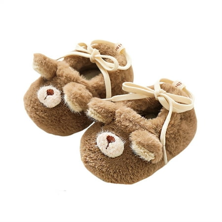 Genuiskids Baby Girls Boys Flat Shoes Soft Sole Non-slip Furry Bear Lacing Winter Toddler Shoes
Genuiskids Baby Girls Boys Flat Shoes Soft Sole Non-slip Furry Bear Lacing Winter Toddler Shoes