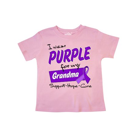 Inktastic I Wear Purple for My Grandma-Support Hope Cure Gift Toddler Boy or Toddler Girl T-Shirt
Inktastic I Wear Purple for My Grandma-Support Hope Cure Gift Toddler Boy or Toddler Girl T-Shirt