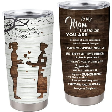 Gifts For Mom From Daughter Tumbler - Mom Gifts - Birthday Gifts For Mom - Mothers Day Gifts For Mom Wife Women - Funny Birthday Presents From Daughter Son Husband - 20 Oz Tumbler
Gifts For Mom From Daughter Tumbler - Mom Gifts - Birthday Gifts For Mom - Mothers Day Gifts For Mom Wife Women - Funny Birthday Presents From Daughter Son Husband - 20 Oz Tumbler