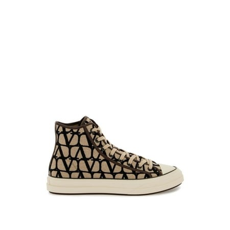 Valentino Garavani Totaloop Toile Iconographe High-Top Sneakers